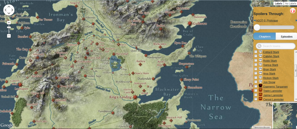 mapa westeros - alita de pollo net